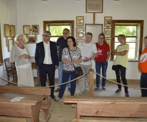 Delegacja pracowników Muzeum Rolnictwa w Ciechanowcu z wizytą na Białorusi na zaproszenie Białoruskiego Państwowego Muzeum Architektury i Życia Codziennego w Mińsku