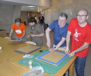 Delegacja pracowników Muzeum Rolnictwa w Ciechanowcu Delegacja pracowników Muzeum Rolnictwa w Ciechanowcu