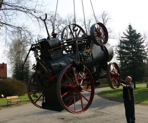 Niecodzienny zabytek w Muzeum Rolnictwa im. ks. Krzysztofa Kluka w Ciechanowcu