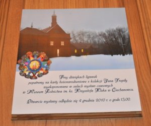 Fotorelacja z otwarcia wystawy czasowej "Karty Bożonarodzeniowe z kolekcji Jana Tropiło"