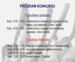 XXXII Konkurs Gry na Instrumentach Pasterskich im. Kazimierza Uszyńskiego