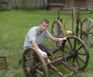 Praktyka studentów z Wydziału Technologii Drewna SGGW w Warszawie Praktyka studentów z Wydziału Technologii Drewna SGGW w Warszawie