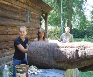 Praktyka studentów z Wydziału Technologii Drewna SGGW w Warszawie