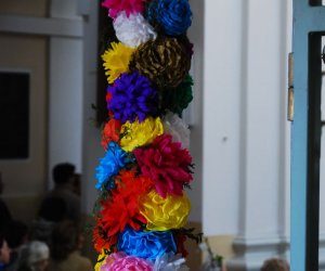 Prezentacja palm na Mszy Świetęj Prezentacja palm na Mszy Świetęj