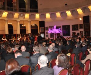 Odznaka honorowa "Zasłużony dla Rolnictwa" dla dyrektor Muzeum Doroty Łapiak Odznaka honorowa "Zasłużony dla Rolnictwa" dla dyrektor Muzeum Doroty Łapiak