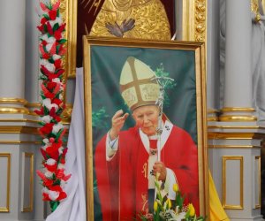 Prezentacja palm na Mszy Świetęj Prezentacja palm na Mszy Świetęj