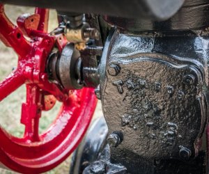 Odrestaurowane silniki stacjonarne w Muzeum Rolnictwa w Ciechanowcu