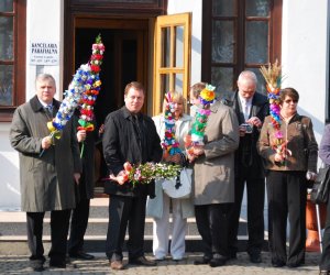 Prezentacja palm na Mszy Świetęj Prezentacja palm na Mszy Świetęj