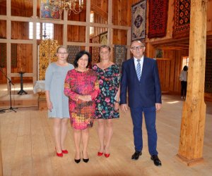 Wystawa w Mińsku (Białoruś) - „Dywany dwuosnowowe ze zbiorów Muzeum Rolnictwa im. ks. Krzysztofa Kluka w Ciechanowcu”