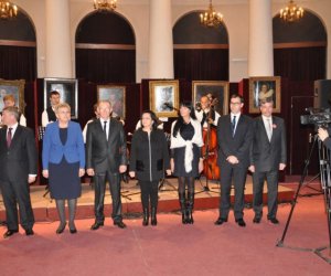 Odznaka honorowa "Zasłużony dla Rolnictwa" dla dyrektor Muzeum Doroty Łapiak Odznaka honorowa "Zasłużony dla Rolnictwa" dla dyrektor Muzeum Doroty Łapiak