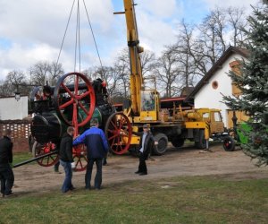 Najstarsza lokomobila parowa w Muzeum Rolnictwa im. ks. Krzysztofa Kluka w Ciechanowcu Najstarsza lokomobila parowa w Muzeum Rolnictwa im. ks. Krzysztofa Kluka w Ciechanowcu