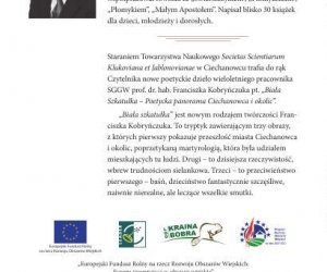 Promocja tomiku poezji pt. Biała szkatułka.