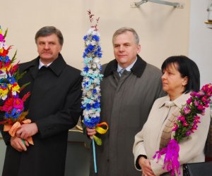 Prezentacja palm na Mszy Świetęj Prezentacja palm na Mszy Świetęj