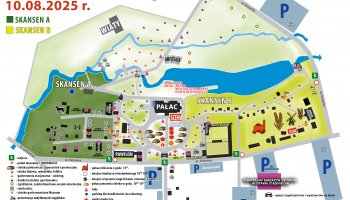 XXIII Podlaskie Święto Chleba 2025 - plan sytuacyjny wydarzenia i dojazdy do Ciechanowca