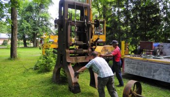 Zabytkowy tartak w Muzeum