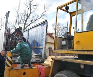 Najstarsza lokomobila parowa w Muzeum Rolnictwa im. ks. Krzysztofa Kluka w Ciechanowcu