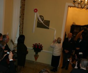 Odsłonięcie Tablicy Pamiątkowej poświęconej Odsłonięcie Tablicy Pamiątkowej poświęconej