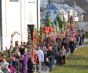 Prezentacja palm na Mszy Świetęj Prezentacja palm na Mszy Świetęj