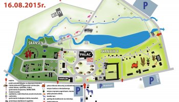 Plan sytuacyjny XV Podlaskiego Święta Chleba