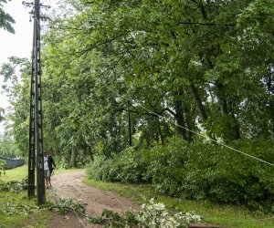 Nawałnica w ciechanowieckim muzeum Nawałnica w ciechanowieckim muzeum