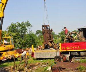 Zabytkowy tartak w Muzeum Zabytkowy tartak w Muzeum