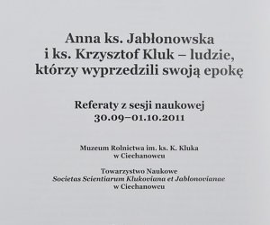 Promocja wydawnictwa posesyjnego "Anna ks. Jabłonowska i ks. Krzysztof Kluk - ludzie, którzy wyprzedzili swóją epokę". Promocja wydawnictwa posesyjnego "Anna ks. Jabłonowska i ks. Krzysztof Kluk - ludzie, którzy wyprzedzili swóją epokę".