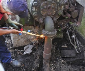 Zabytkowy tartak w Muzeum Zabytkowy tartak w Muzeum