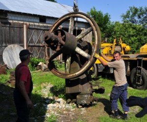 Zabytkowy tartak w Muzeum Zabytkowy tartak w Muzeum