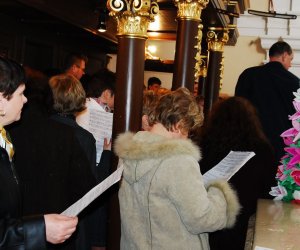 Prezentacja palm na Mszy Świetęj Prezentacja palm na Mszy Świetęj