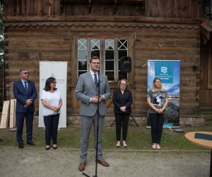 Fotorelacja z podsumowania inwestycji "Remont młyńskiego zbiornika wodnego" połączonego z konferencją "Hydrologiczne uwarunkowania zbiorników wodnych w Województwie Podlaskim"