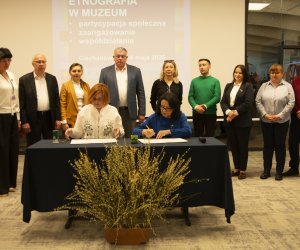 Podpisanie umowy o współpracę Muzeum Michajla Bilasa w Truskawcu Podpisanie umowy o współpracę Muzeum Michajla Bilasa w Truskawcu