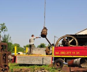 Zabytkowy tartak w Muzeum Zabytkowy tartak w Muzeum