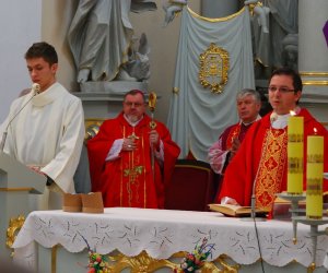 Prezentacja palm na Mszy Świetęj Prezentacja palm na Mszy Świetęj