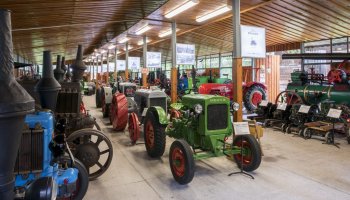 Pawilon wystawowy – ekspozycja „Początki mechanizacji rolnictwa"