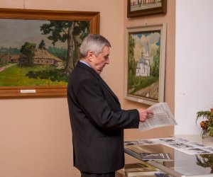 WYSTAWA CZASOWA POD TYTUŁEM "TWÓRCZOŚĆ PLASTYCZNA WOJCIECHA BOGUCKIEGO Z CIECHANOWCA"