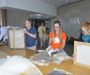 Delegacja pracowników Muzeum Rolnictwa w Ciechanowcu Delegacja pracowników Muzeum Rolnictwa w Ciechanowcu